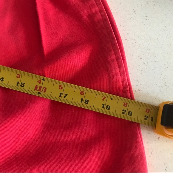 Vintage Carroll Reed Size 8 Red High Waist Shorts Pleated 26” Waist, High Rise.. - Picture 13 of 16